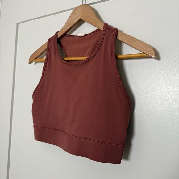 Fabletics Trinity High Impact Sports Bra Womens Size M Pink Athleisure Gym Yoga - Picture 2 of 8